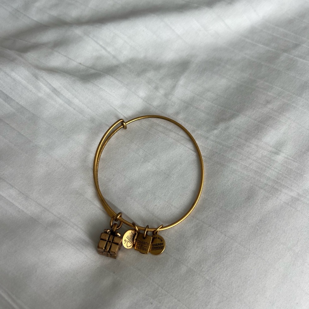 Alex and Ani Gift Gold Charm Bracelet
